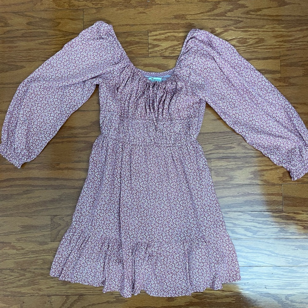 Floral Pink Kids Dress